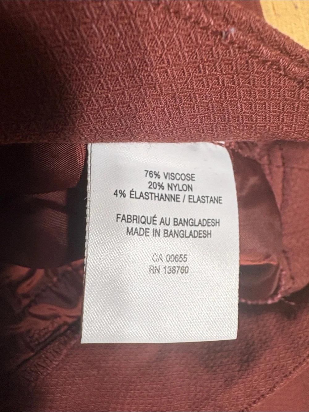 Reitmans Maroon Dress Pants - Picture 8 of 12